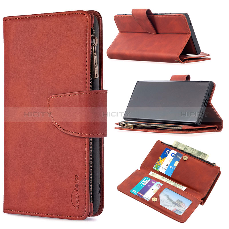 Funda de Cuero Cartera con Soporte Carcasa B09F para Samsung Galaxy Note 20 Ultra 5G