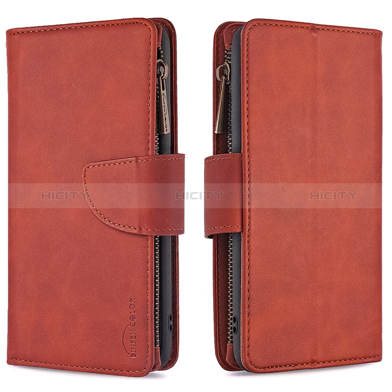 Funda de Cuero Cartera con Soporte Carcasa B09F para Samsung Galaxy Note 20 Ultra 5G Marron