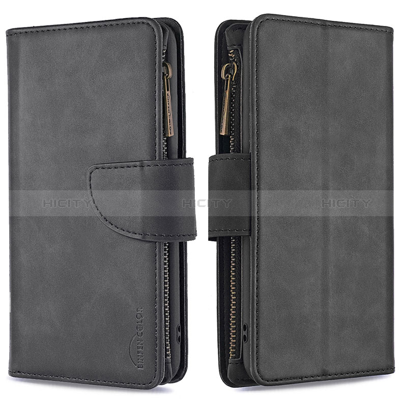 Funda de Cuero Cartera con Soporte Carcasa B09F para Samsung Galaxy Note 20 Ultra 5G Negro