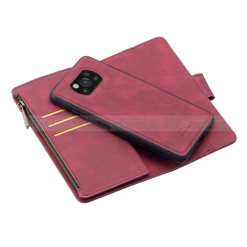 Funda de Cuero Cartera con Soporte Carcasa B09F para Xiaomi Poco X3 Pro