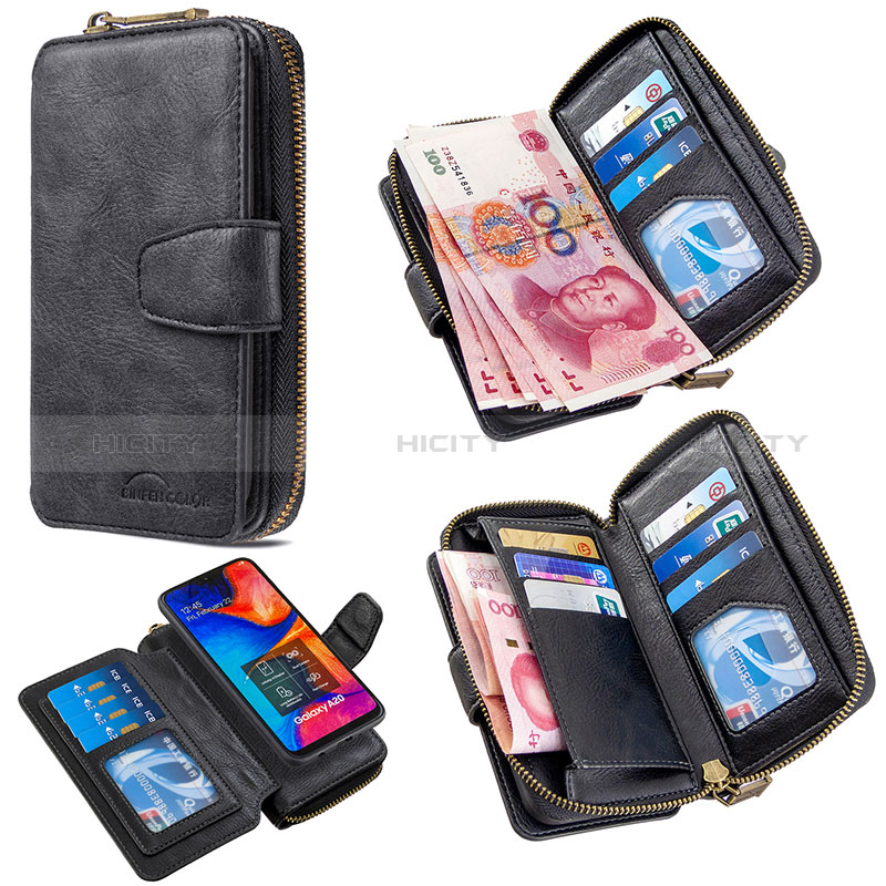 Funda de Cuero Cartera con Soporte Carcasa B10F para Samsung Galaxy A30