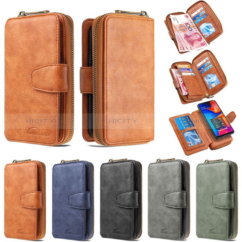 Funda de Cuero Cartera con Soporte Carcasa B10F para Samsung Galaxy A30