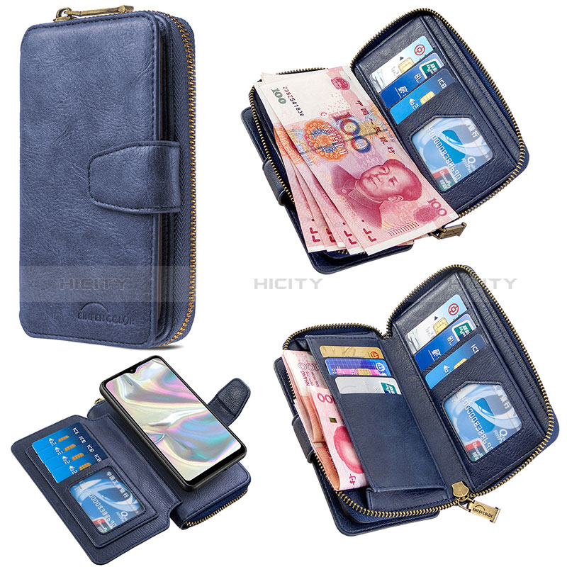 Funda de Cuero Cartera con Soporte Carcasa B10F para Samsung Galaxy A70E