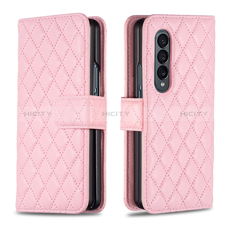 Funda de Cuero Cartera con Soporte Carcasa B10F para Samsung Galaxy Z Fold3 5G