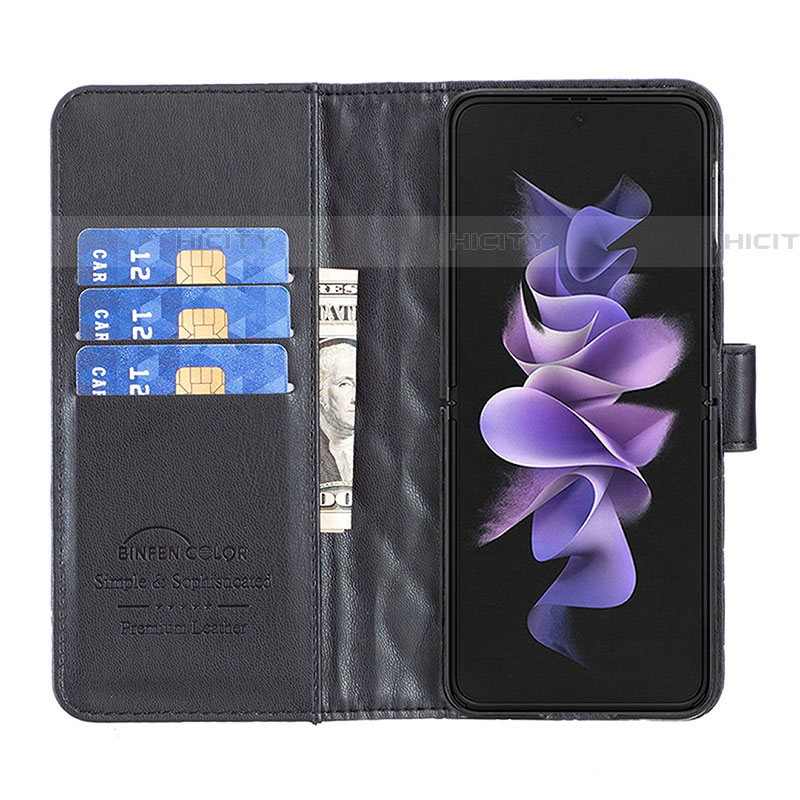 Funda de Cuero Cartera con Soporte Carcasa B10F para Samsung Galaxy Z Fold4 5G