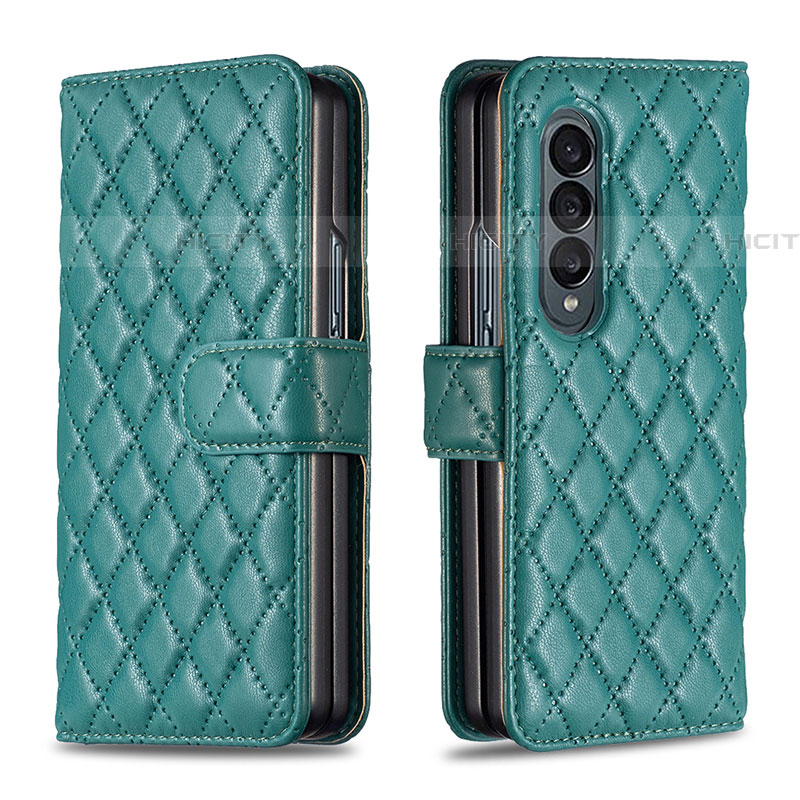 Funda de Cuero Cartera con Soporte Carcasa B10F para Samsung Galaxy Z Fold4 5G