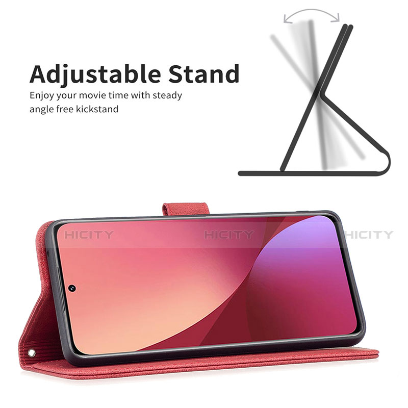 Funda de Cuero Cartera con Soporte Carcasa B10F para Xiaomi Mi 12 5G