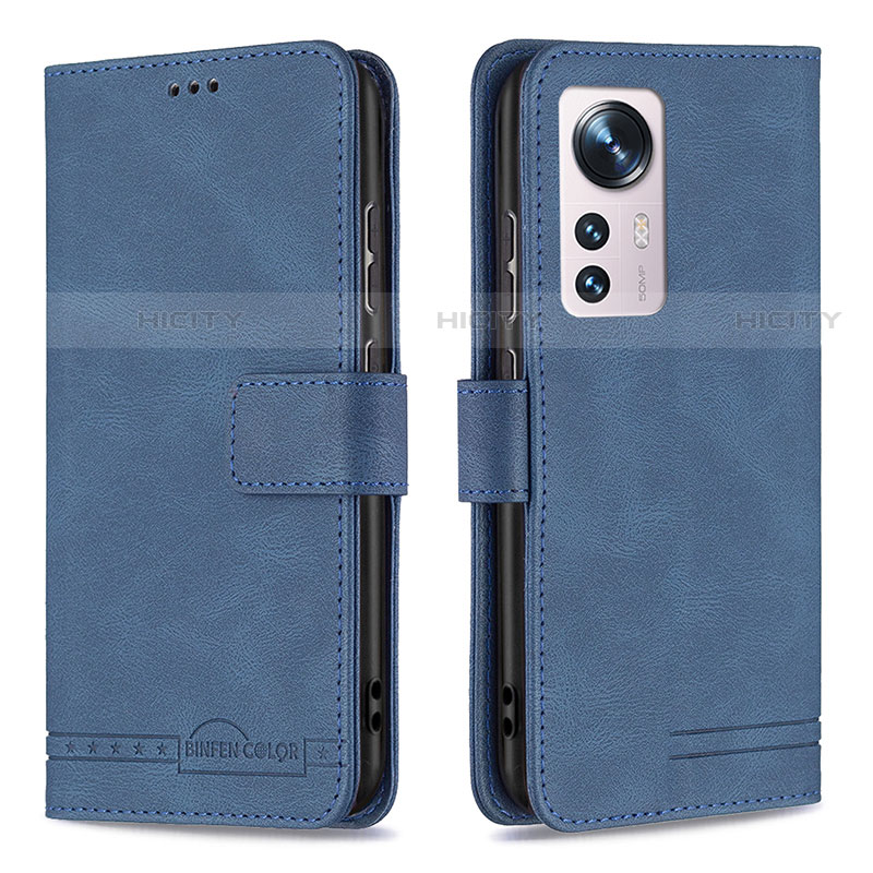 Funda de Cuero Cartera con Soporte Carcasa B10F para Xiaomi Mi 12X 5G