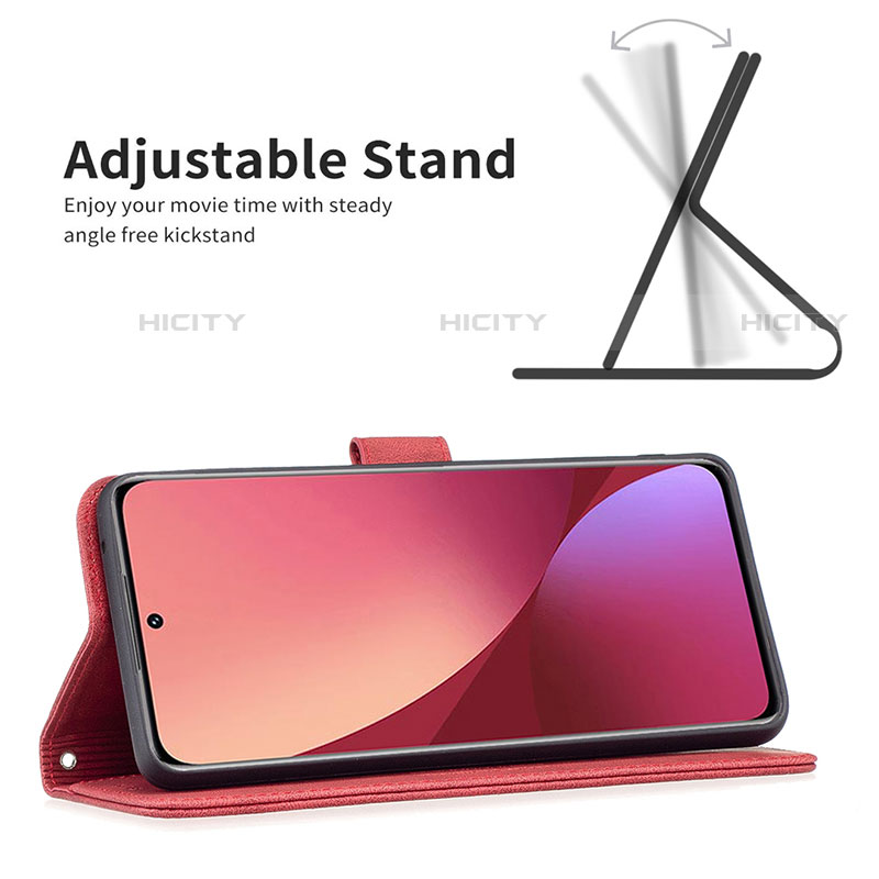 Funda de Cuero Cartera con Soporte Carcasa B10F para Xiaomi Mi 12X 5G