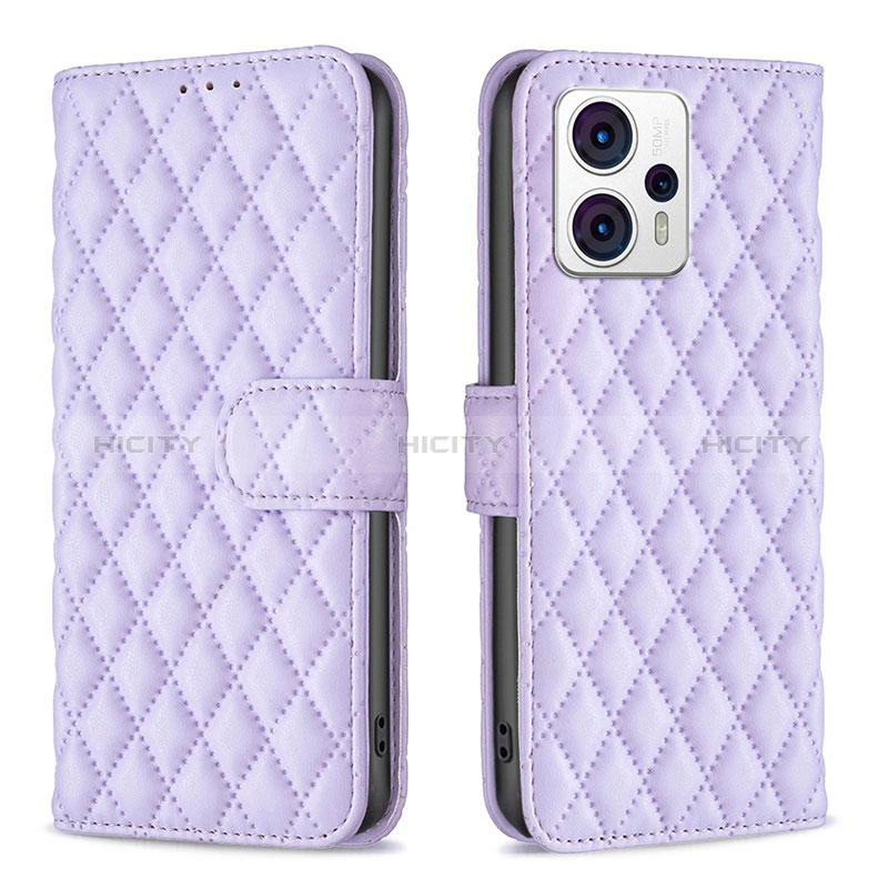 Funda de Cuero Cartera con Soporte Carcasa B11F para Motorola Moto G23