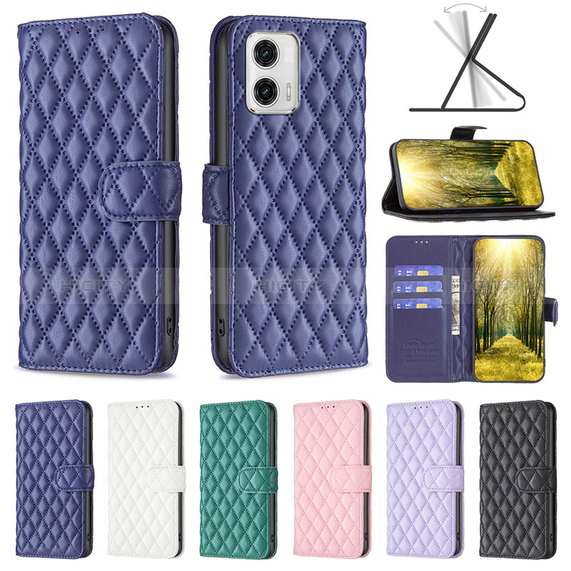 Funda de Cuero Cartera con Soporte Carcasa B11F para Motorola Moto G73 5G