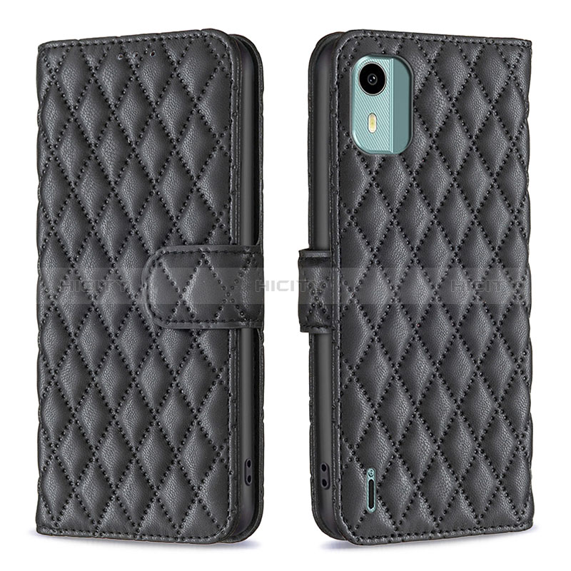 Funda de Cuero Cartera con Soporte Carcasa B11F para Nokia C12 Pro