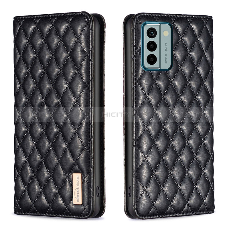 Funda de Cuero Cartera con Soporte Carcasa B11F para Nokia G22 Negro