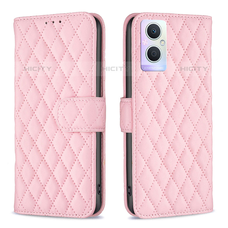 Funda de Cuero Cartera con Soporte Carcasa B11F para OnePlus Nord N20 5G Oro Rosa