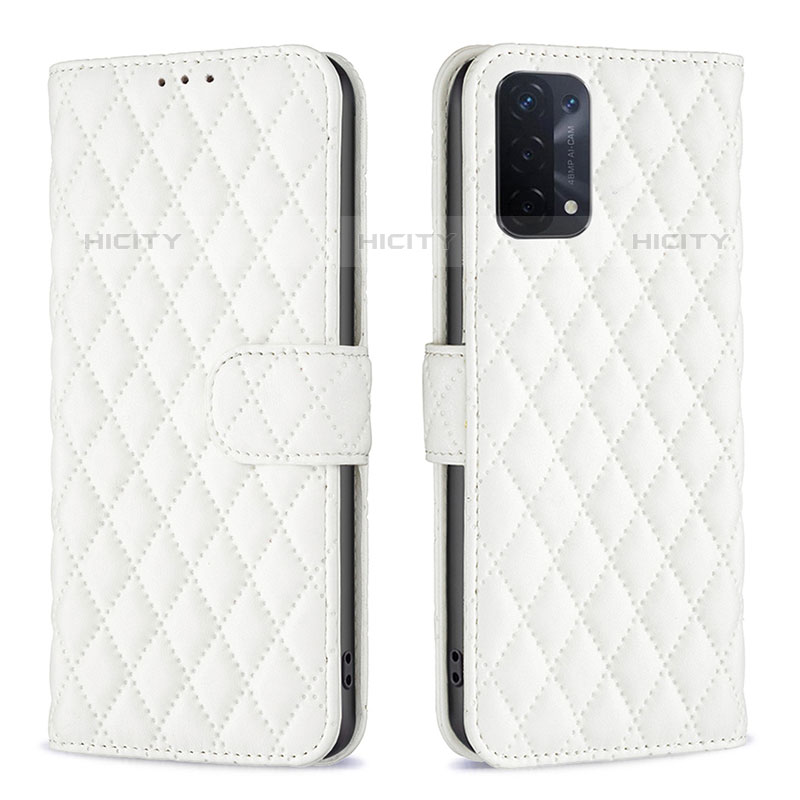 Funda de Cuero Cartera con Soporte Carcasa B11F para OnePlus Nord N200 5G