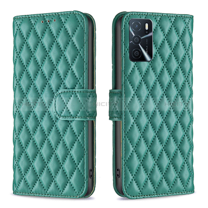 Funda de Cuero Cartera con Soporte Carcasa B11F para Oppo A16