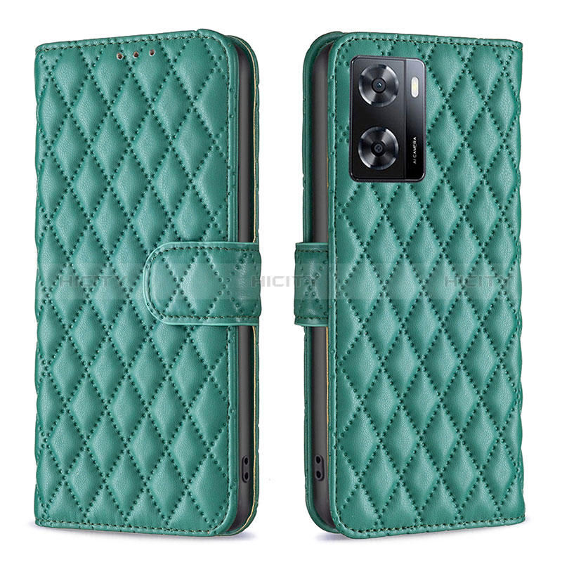 Funda de Cuero Cartera con Soporte Carcasa B11F para Oppo A57 4G