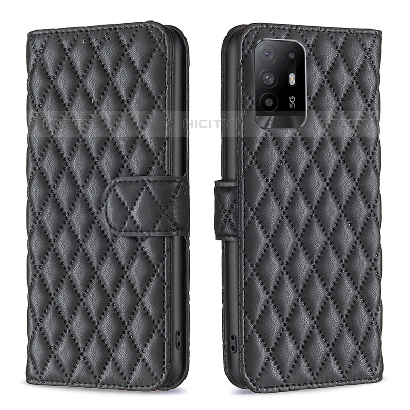 Funda de Cuero Cartera con Soporte Carcasa B11F para Oppo F19 Pro+ Plus 5G