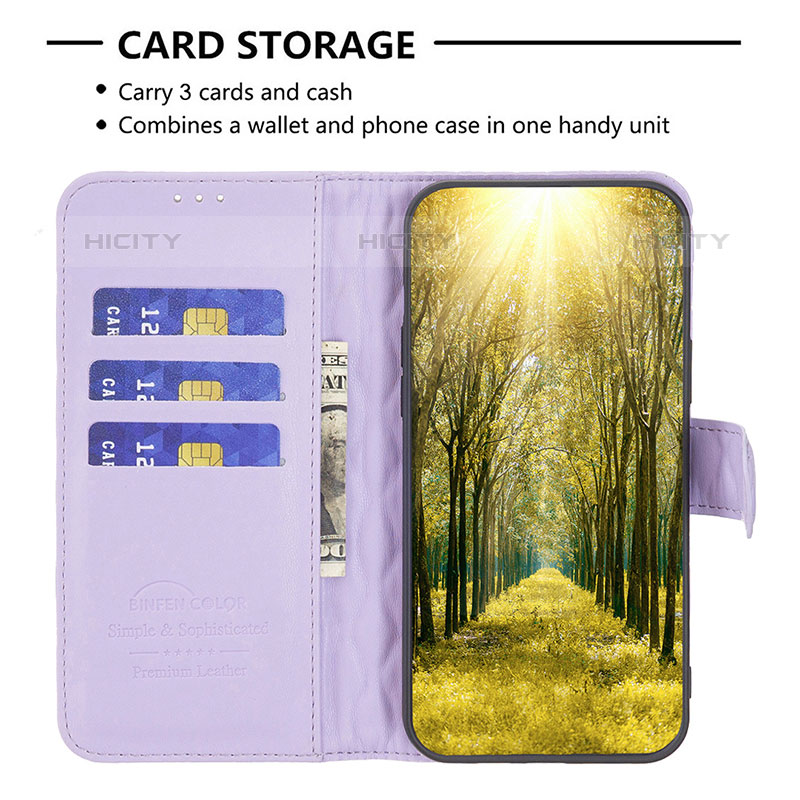 Funda de Cuero Cartera con Soporte Carcasa B11F para Oppo F21 Pro 5G