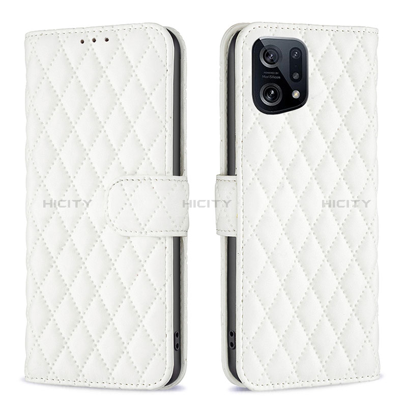 Funda de Cuero Cartera con Soporte Carcasa B11F para Oppo Find X5 5G