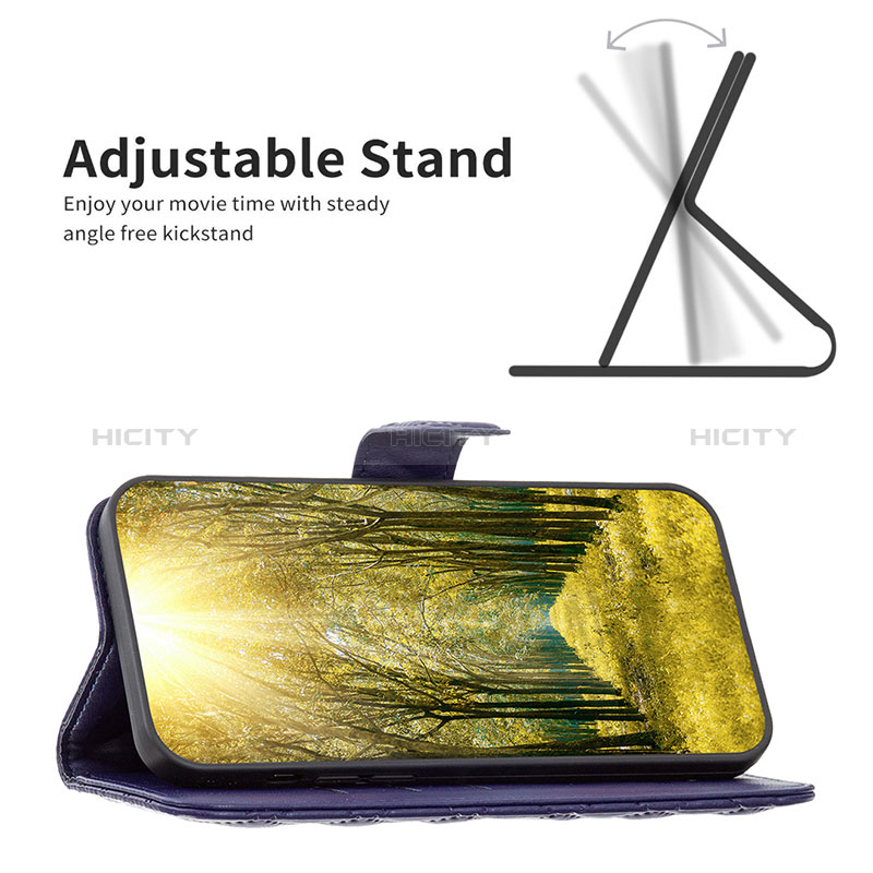 Funda de Cuero Cartera con Soporte Carcasa B11F para Oppo Find X5 5G