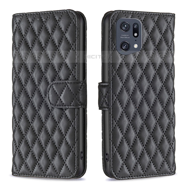 Funda de Cuero Cartera con Soporte Carcasa B11F para Oppo Find X5 Pro 5G