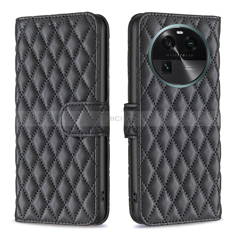 Funda de Cuero Cartera con Soporte Carcasa B11F para Oppo Find X6 5G