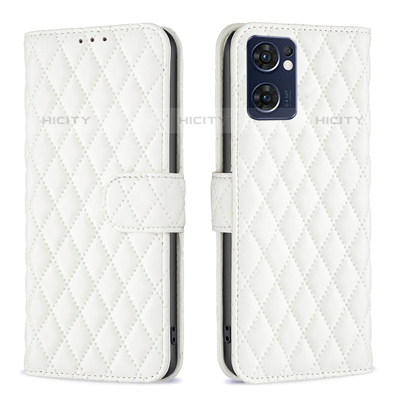 Funda de Cuero Cartera con Soporte Carcasa B11F para Oppo Reno7 5G