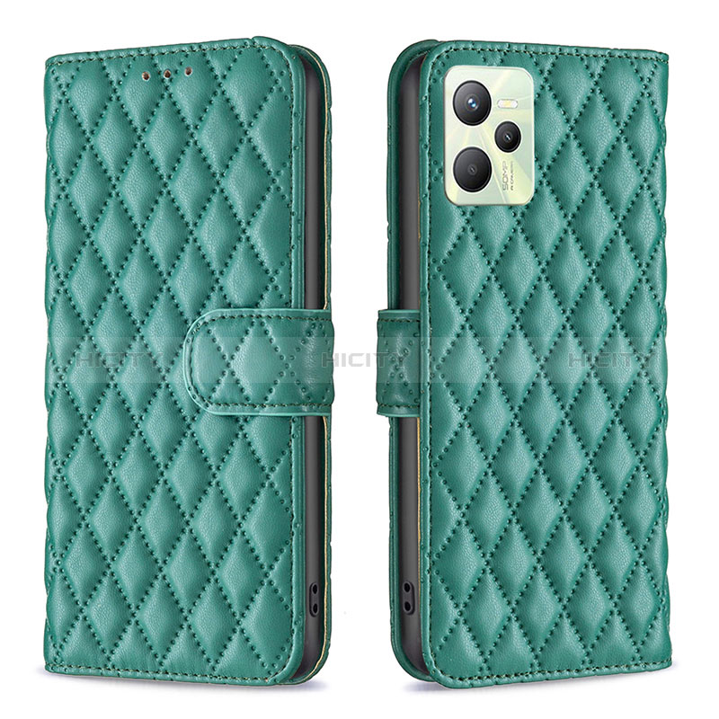 Funda de Cuero Cartera con Soporte Carcasa B11F para Realme C35