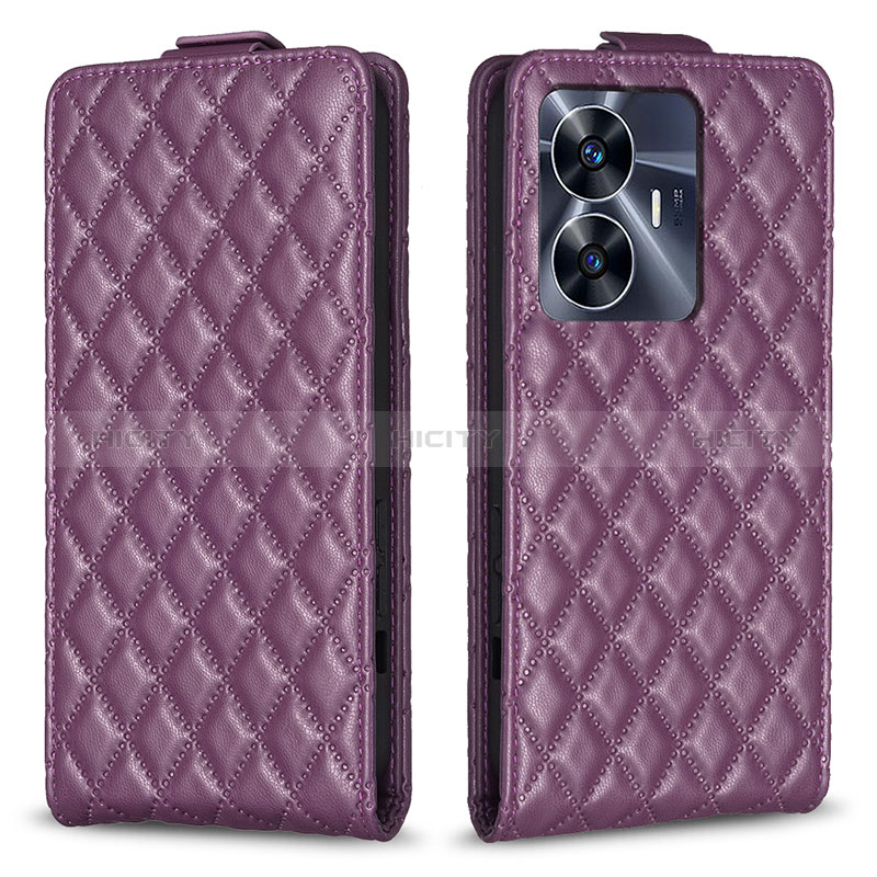 Funda de Cuero Cartera con Soporte Carcasa B11F para Realme C55