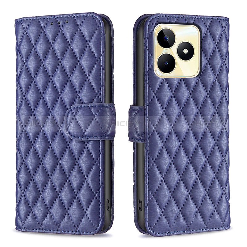 Funda de Cuero Cartera con Soporte Carcasa B11F para Realme C67