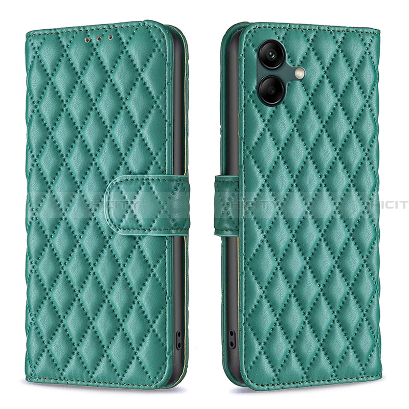 Funda de Cuero Cartera con Soporte Carcasa B11F para Samsung Galaxy A04 4G Verde