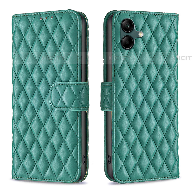 Funda de Cuero Cartera con Soporte Carcasa B11F para Samsung Galaxy A04E Verde