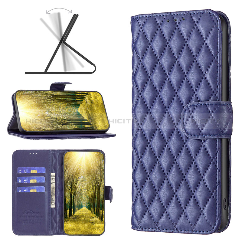 Funda de Cuero Cartera con Soporte Carcasa B11F para Samsung Galaxy A12 Nacho