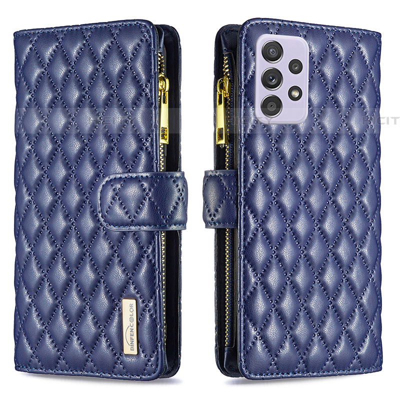 Funda de Cuero Cartera con Soporte Carcasa B11F para Samsung Galaxy A52 4G