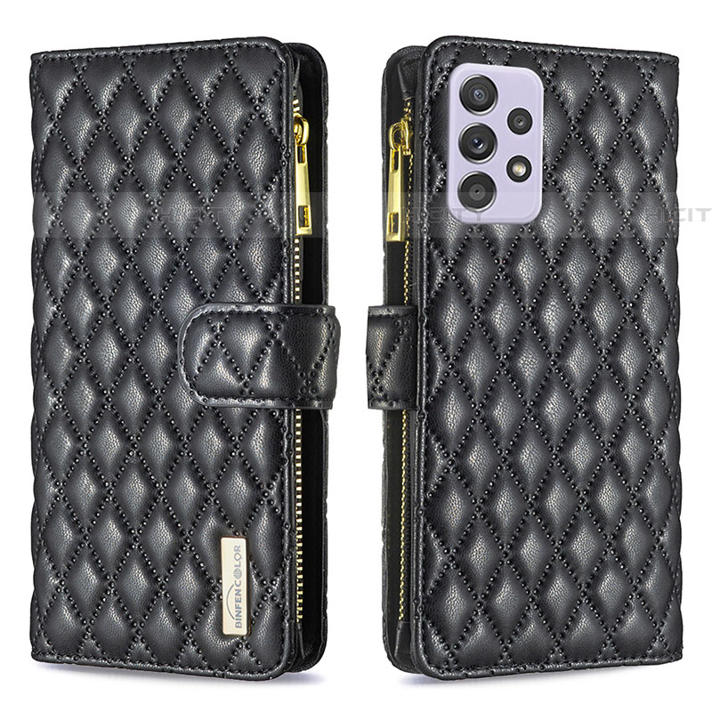 Funda de Cuero Cartera con Soporte Carcasa B11F para Samsung Galaxy A52 4G