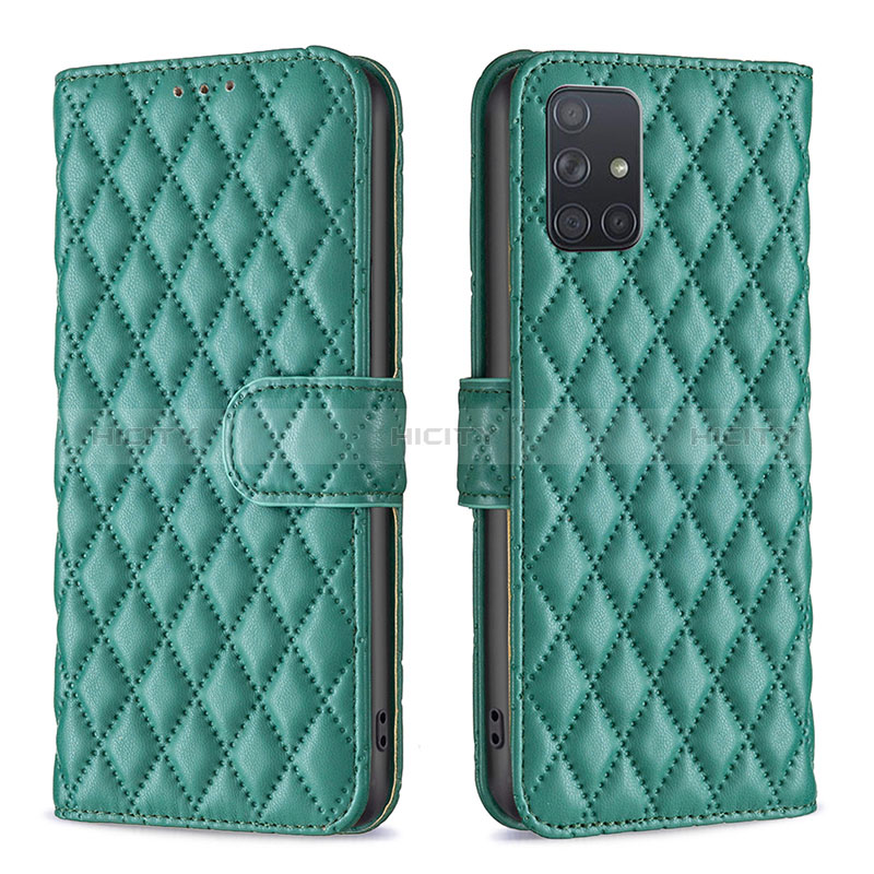 Funda de Cuero Cartera con Soporte Carcasa B11F para Samsung Galaxy A71 4G A715