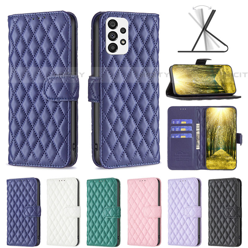 Funda de Cuero Cartera con Soporte Carcasa B11F para Samsung Galaxy A73 5G