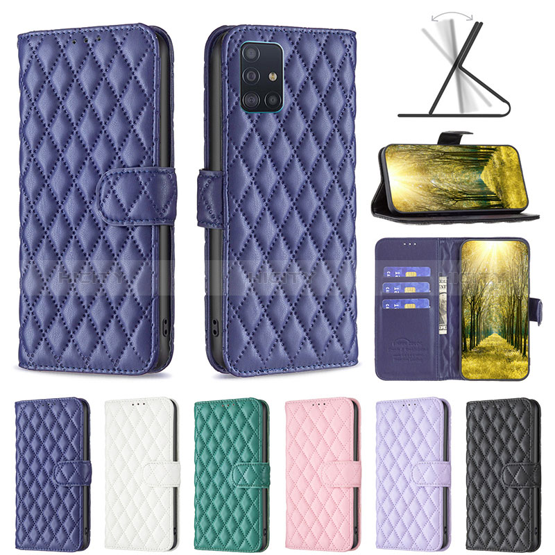 Funda de Cuero Cartera con Soporte Carcasa B11F para Samsung Galaxy M40S