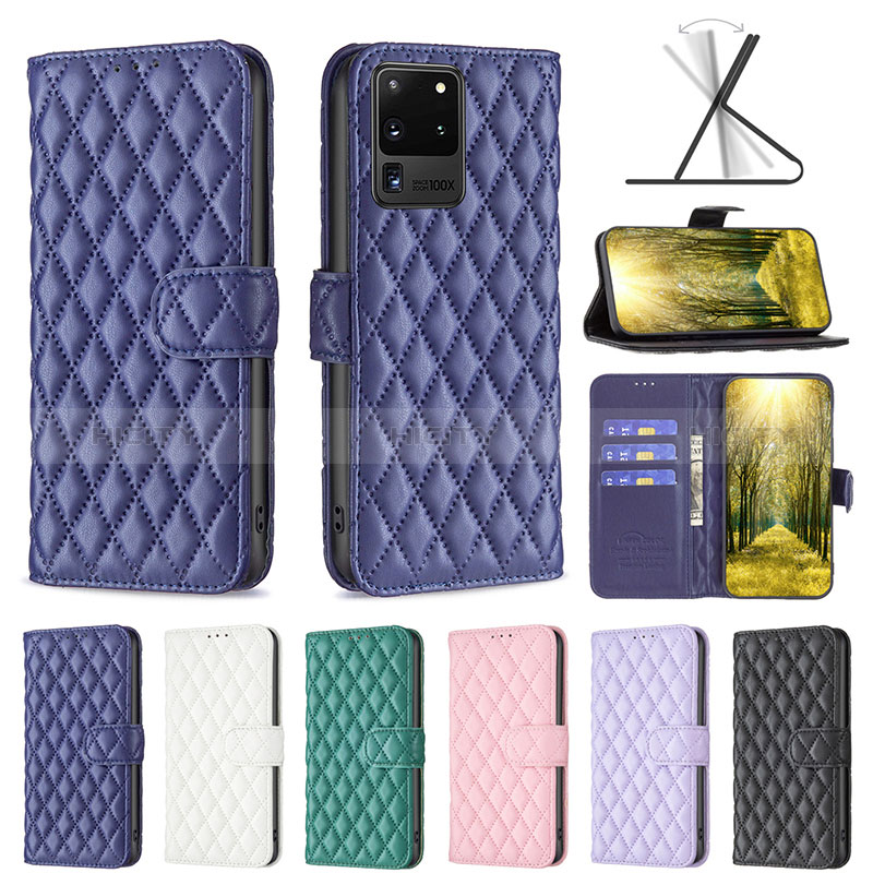 Funda de Cuero Cartera con Soporte Carcasa B11F para Samsung Galaxy S20 Ultra 5G