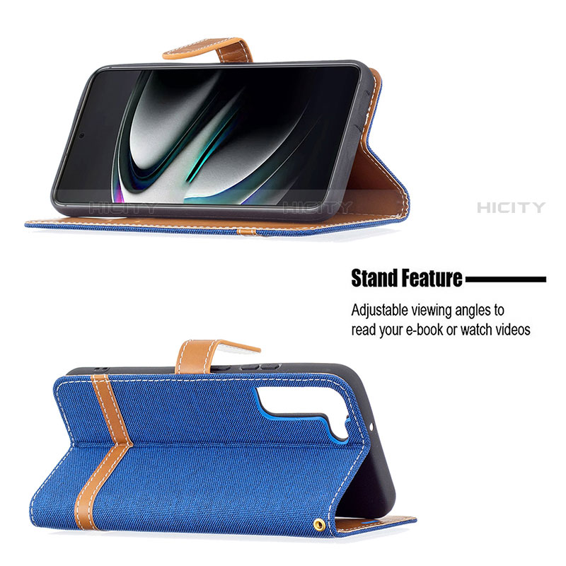 Funda de Cuero Cartera con Soporte Carcasa B11F para Samsung Galaxy S23 Plus 5G