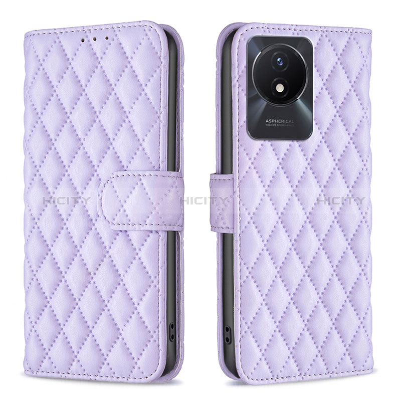 Funda de Cuero Cartera con Soporte Carcasa B11F para Vivo Y02t