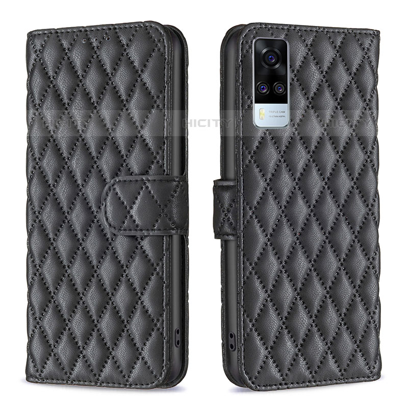 Funda de Cuero Cartera con Soporte Carcasa B11F para Vivo Y51A