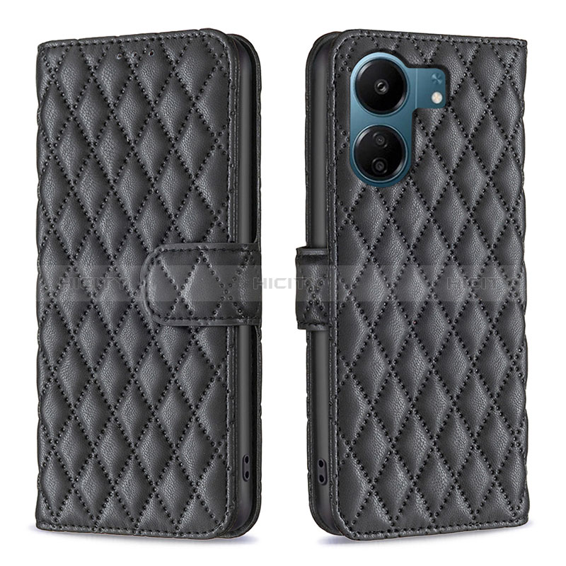 Funda de Cuero Cartera con Soporte Carcasa B11F para Xiaomi Poco C65