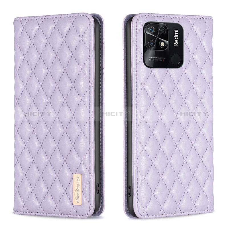 Funda de Cuero Cartera con Soporte Carcasa B11F para Xiaomi Redmi 10 Power