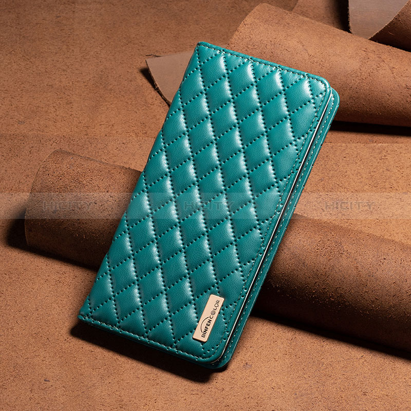 Funda de Cuero Cartera con Soporte Carcasa B11F para Xiaomi Redmi Note 12 Pro 5G Verde