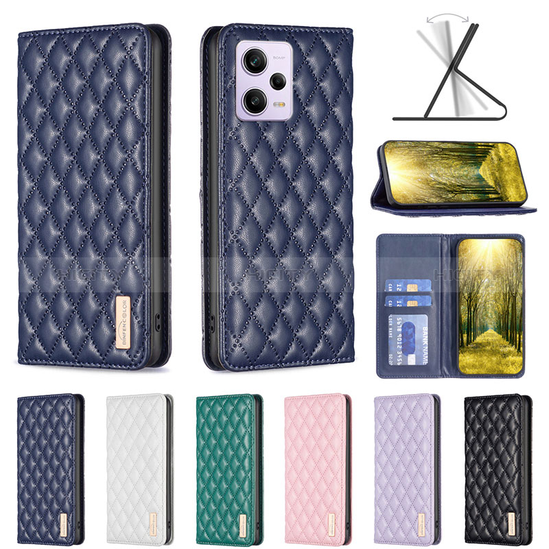 Funda de Cuero Cartera con Soporte Carcasa B11F para Xiaomi Redmi Note 12 Pro+ Plus 5G