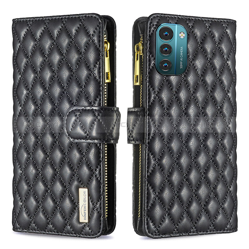 Funda de Cuero Cartera con Soporte Carcasa B12F para Nokia G21