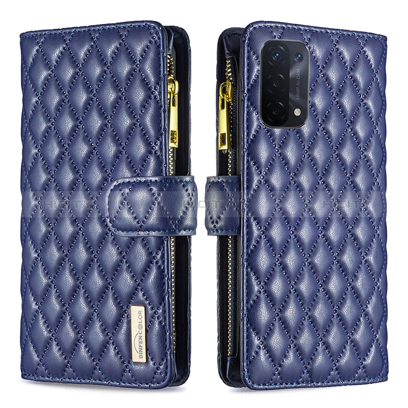 Funda de Cuero Cartera con Soporte Carcasa B12F para Oppo A54 5G