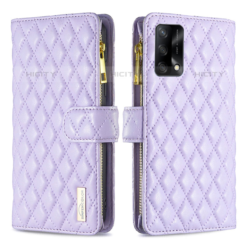 Funda de Cuero Cartera con Soporte Carcasa B12F para Oppo A74 4G